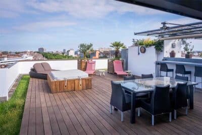 Décor tournage - rooftop terrasse