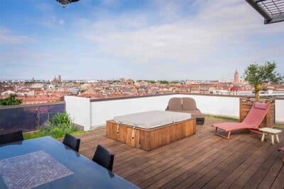 Décor tournage - rooftop terrasse