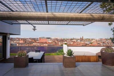 Décor tournage - rooftop terrasse