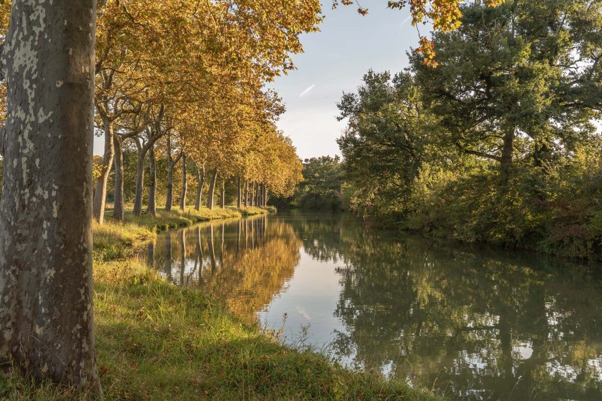 Canal du Midi en automne