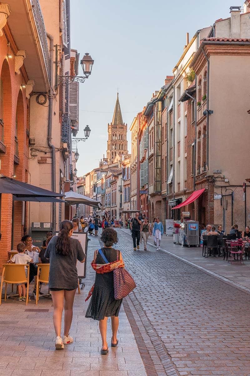 Toulouse, la rue du Taur