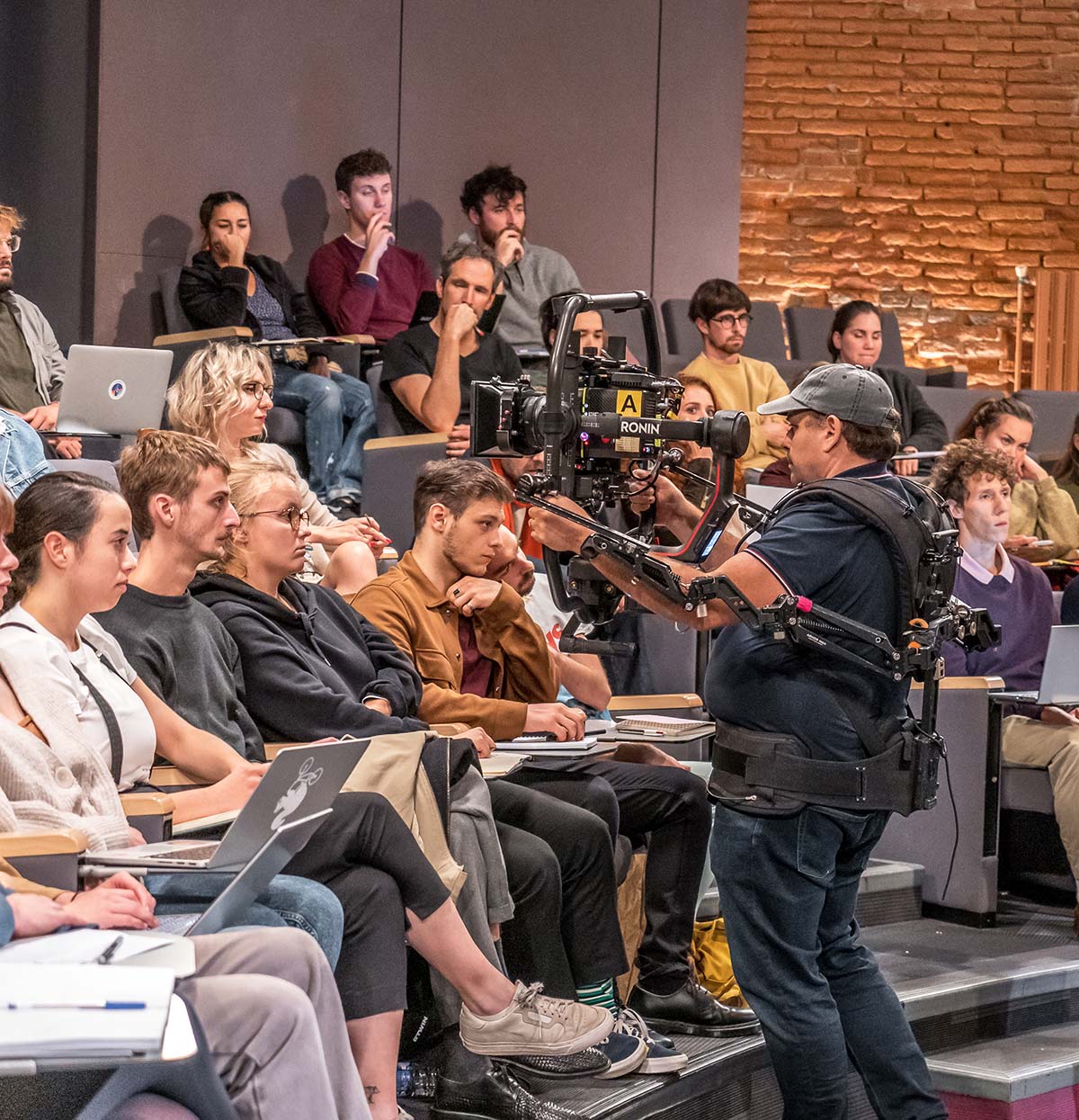 Tournage du long métrage "Le cours de la vie"