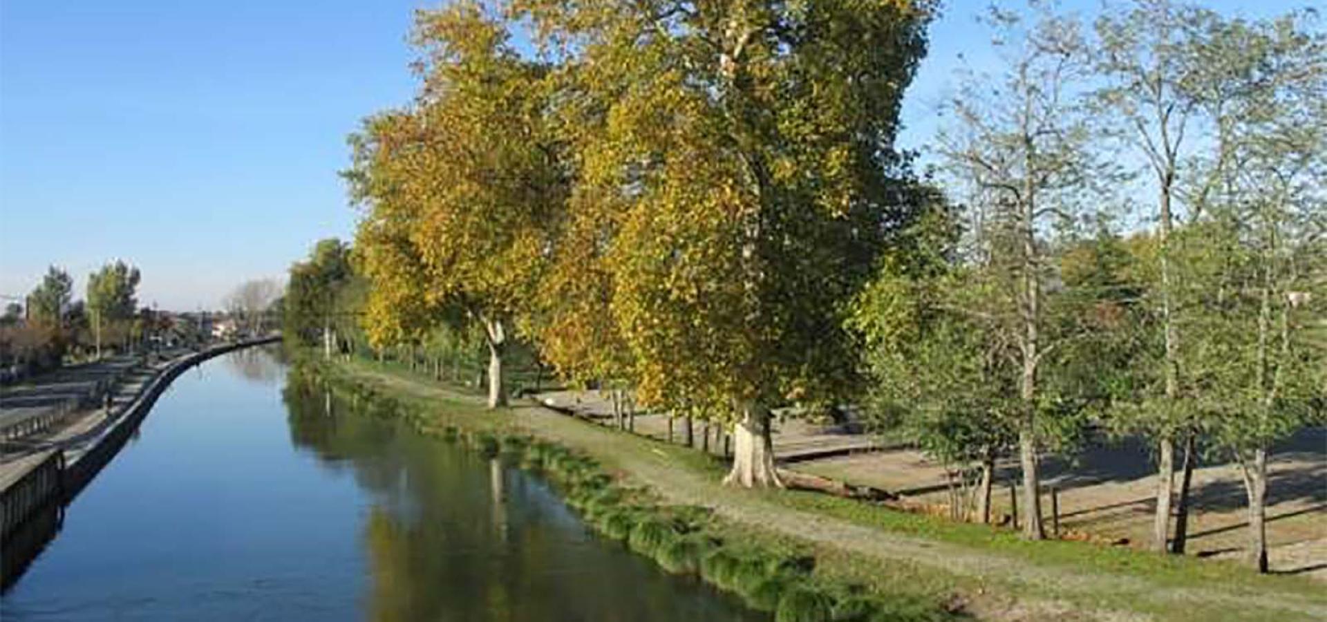 Lieux de tournages, le canal à Saint-Jory 