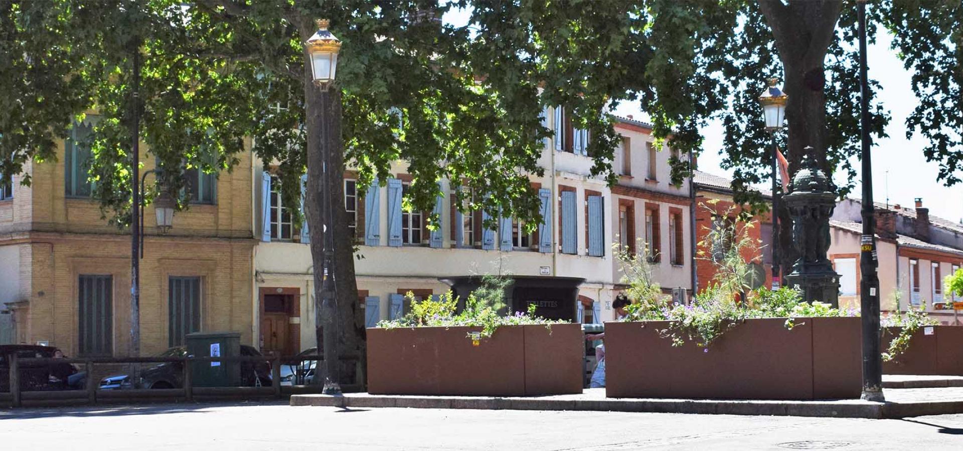 Décor tournage : Place du Ravelin à Toulouse